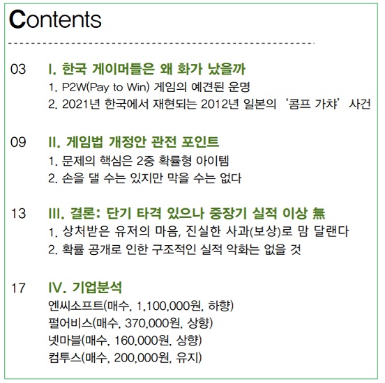 엔씨소프트 --게이머들은 왜 화났을까? 엔씨소프트 --게이머들은 왜 화났을까?