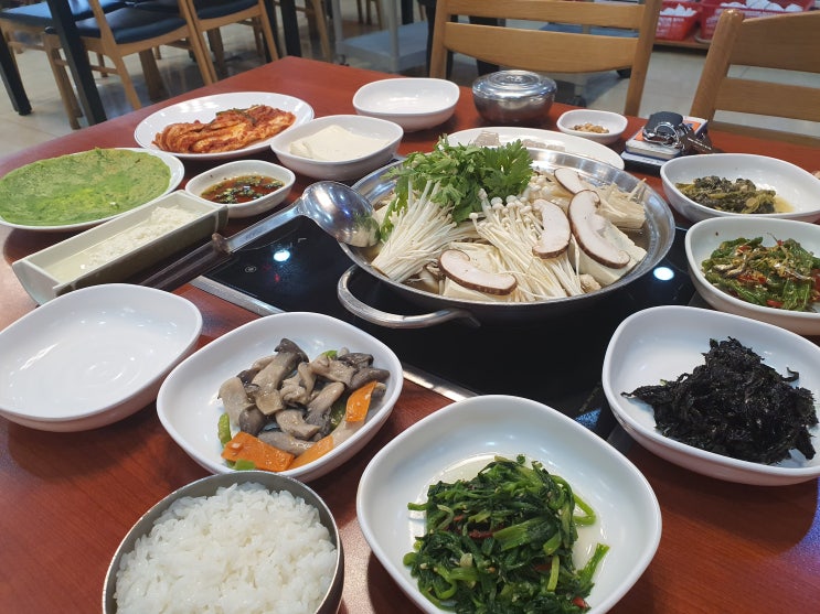  파주장단콩 맛집 '통일동산두부마을' 에서 두부전골 먹기