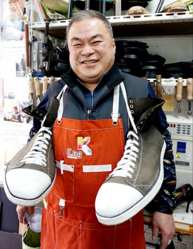 성수동 "한용흠 명장 구두수선"에서 구두 밑창 수선하기!