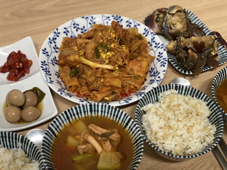  대패삼겹살로 간단 콩불 만드는법