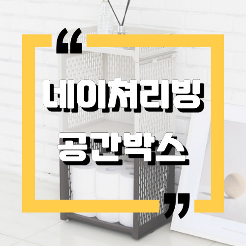  [내돈내산솔직후기] 네이쳐리빙：모던데일 뉴 적층형 공간박스 (대)：