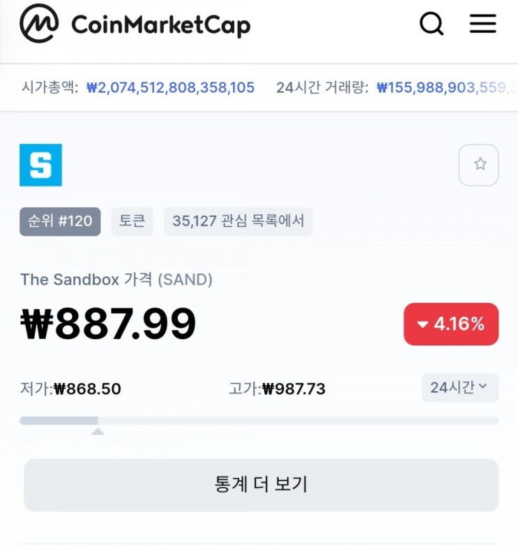  샌드박스 (SAND) 정보 호재 전망
