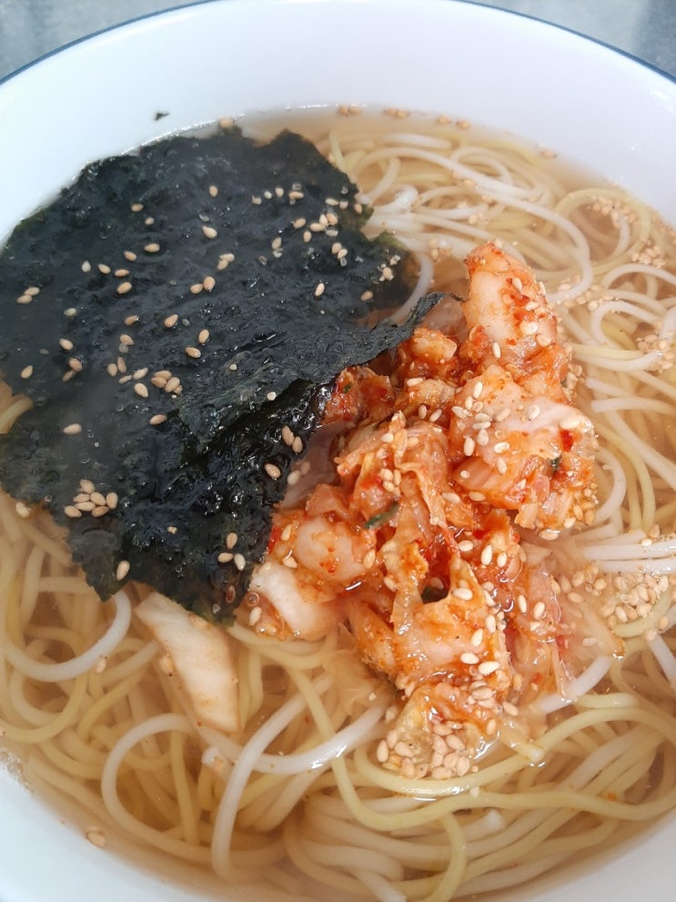  후루룩 국수요리인 간단 잔치국수 만든 후기