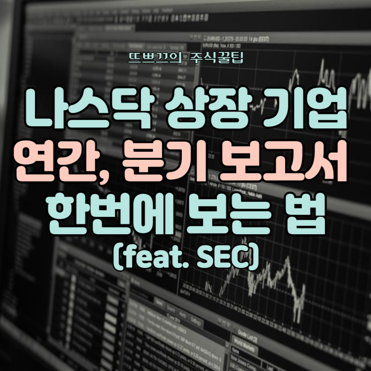  미국 상장 기업 연간 / 분기별 공시 레포트 보는 방법 / 미국투자 꿀팁 / 한국엔 DART 미국엔 SEC / 테슬라 최신 연간 보고서 보기