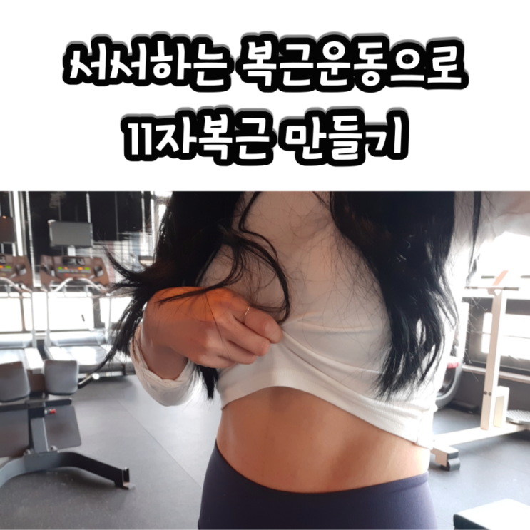 홈트레이닝)서서하는 복근운동으로 체지방감소와 11자복근 만들기