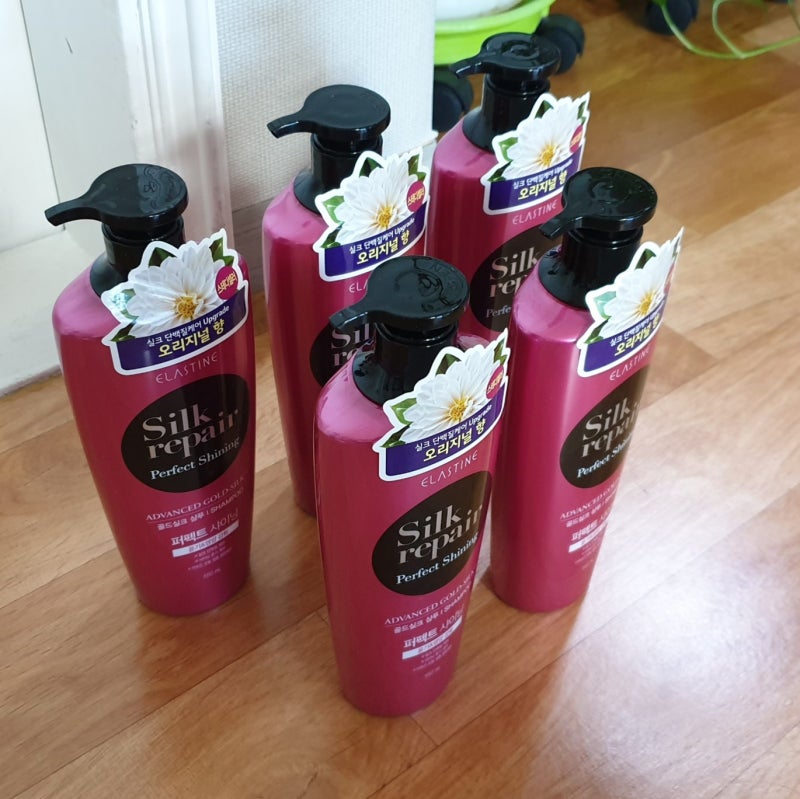 엘라스틴 헤어윤기 실크리페어 모발손상케어 윤기 코팅 550ml 좋....