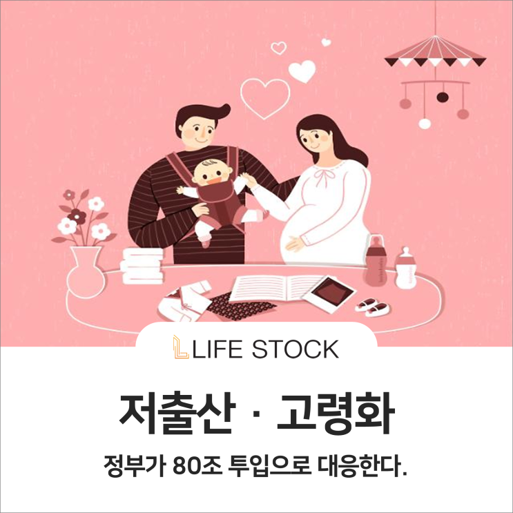  저출산 · 고령화, 정부가 80조 투입으로 대응한다