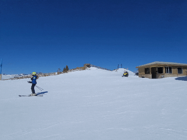 맘모스 스키장 첫 라이딩, 스키장 안전사고 주의! 가벼운 뇌진탕과 근육통