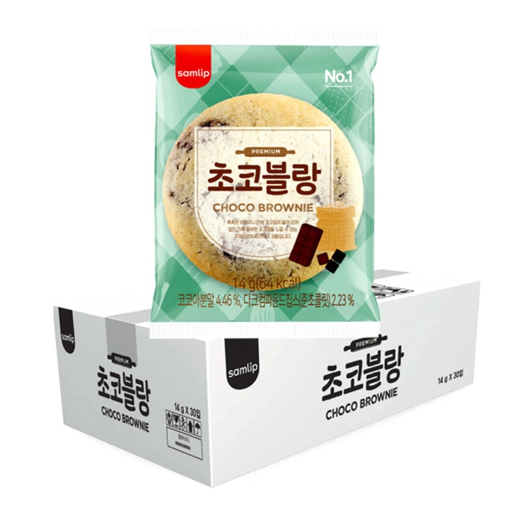 선호도 좋은 삼립 초코블랑, 14g, 30개입 ···