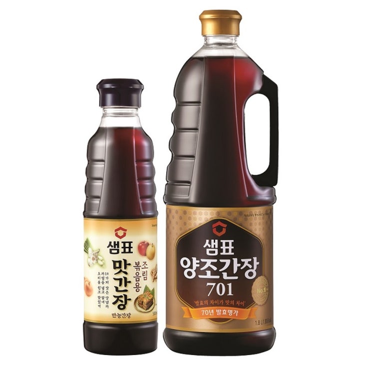 갓성비 좋은 샘표 양조간장701 1.8L + 맛간장 500ml, 3세트 좋아요 갓성비 좋은 샘표 양조간장701 1.8L + 맛간장 500ml, 3세트 좋아요