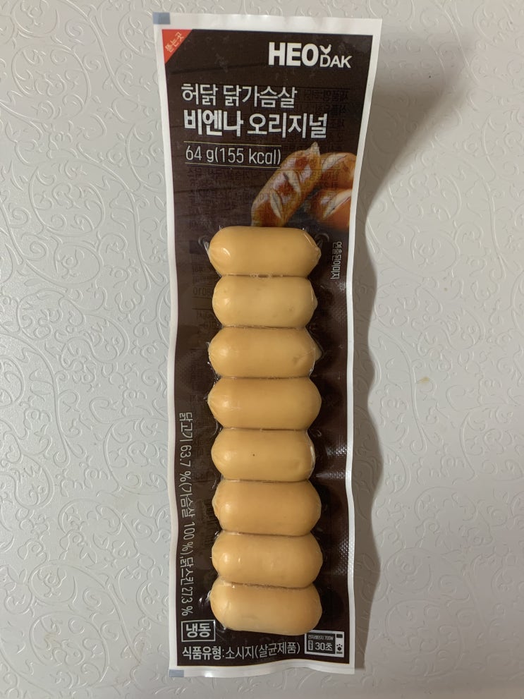  허닭 닭가슴살 비엔나 오리지널 내돈내산