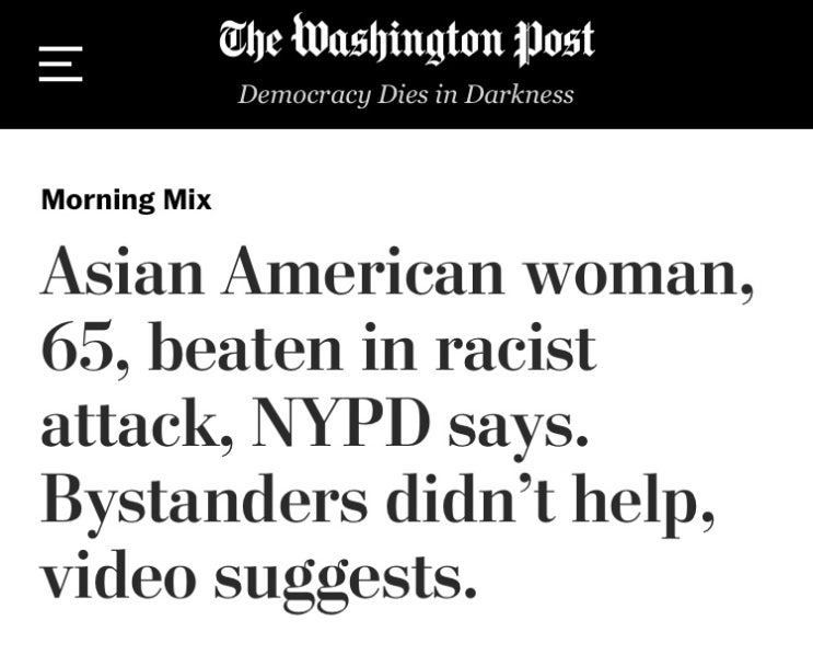 Asian American woman attacked