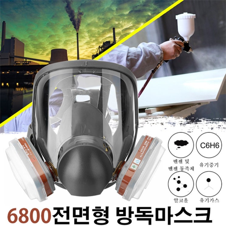 가성비 뛰어난 INSMA 6800전면형 방독면 방독마스크, 1개 추천해요 가성비 뛰어난 INSMA 6800전면형 방독면 방독마스크, 1개 추천해요