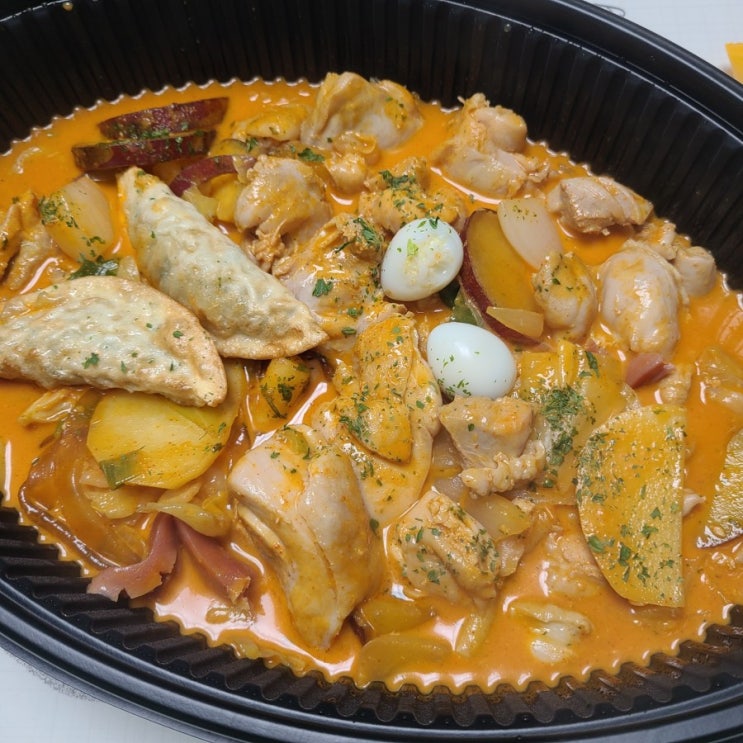  찜닭시키면치킨도간다. 찜꽁찜닭구운점