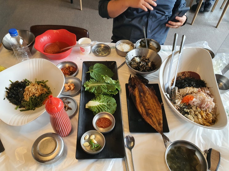  [거제도 맛집/거제도물회맛집] 쌈 싸 먹는 물회맛집 거제 '보재기집'