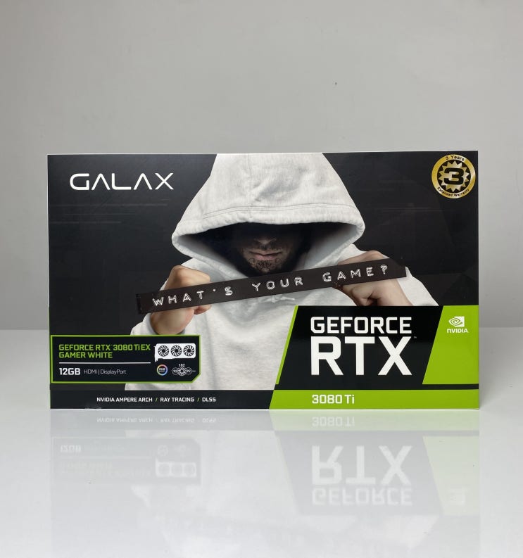GALAX 지포스 RTX 3080 Ti EX GAMER WHITE