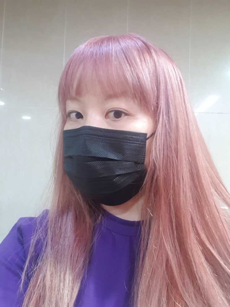  핑크덕후 염색 후기