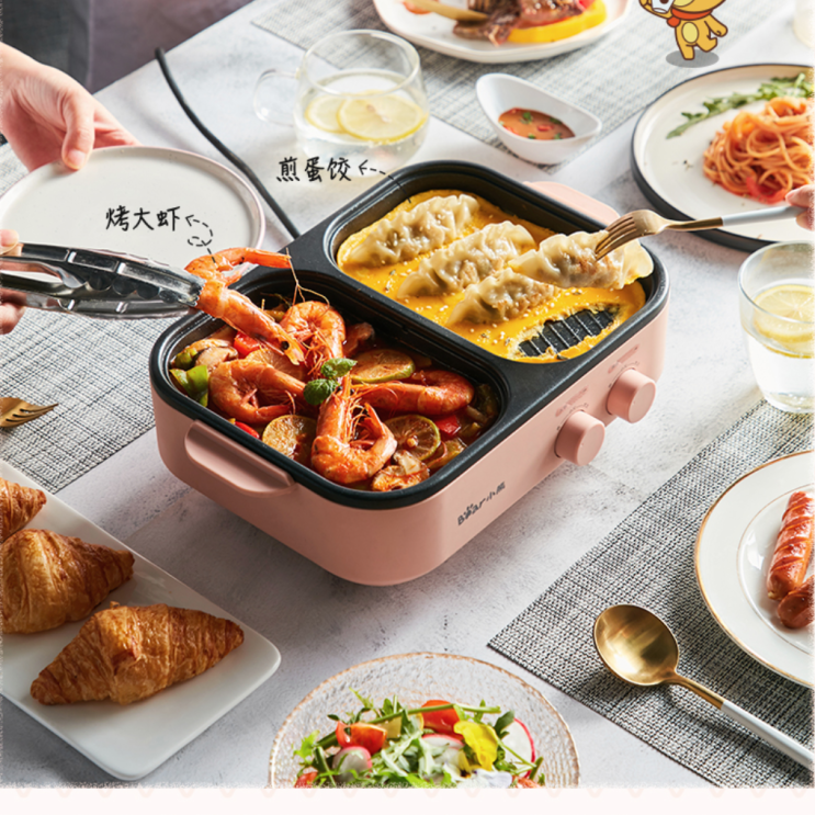 가성비 좋은 옥희상점 투인원 멀티 전기그릴팬 멀티그릴팬, 핑크 ··· 가성비 좋은 옥희상점 투인원 멀티 전기그릴팬 멀티그릴팬, 핑크 ···