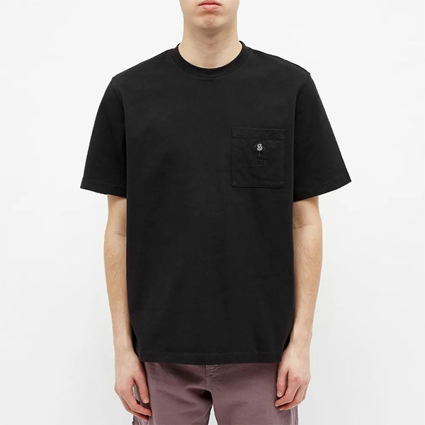 잘나가는 Stussy 반팔 남성 여름 유럽과 미국의 유행 브랜드 포켓 스페이드 맞춤 자수 라운드 넥 느슨한 티셔츠 추천해요 잘나가는 Stussy 반팔 남성 여름 유럽과 미국의 유행 브랜드 포켓 스페이드 맞춤 자수 라운드 넥 느슨한 티셔츠 추천해요