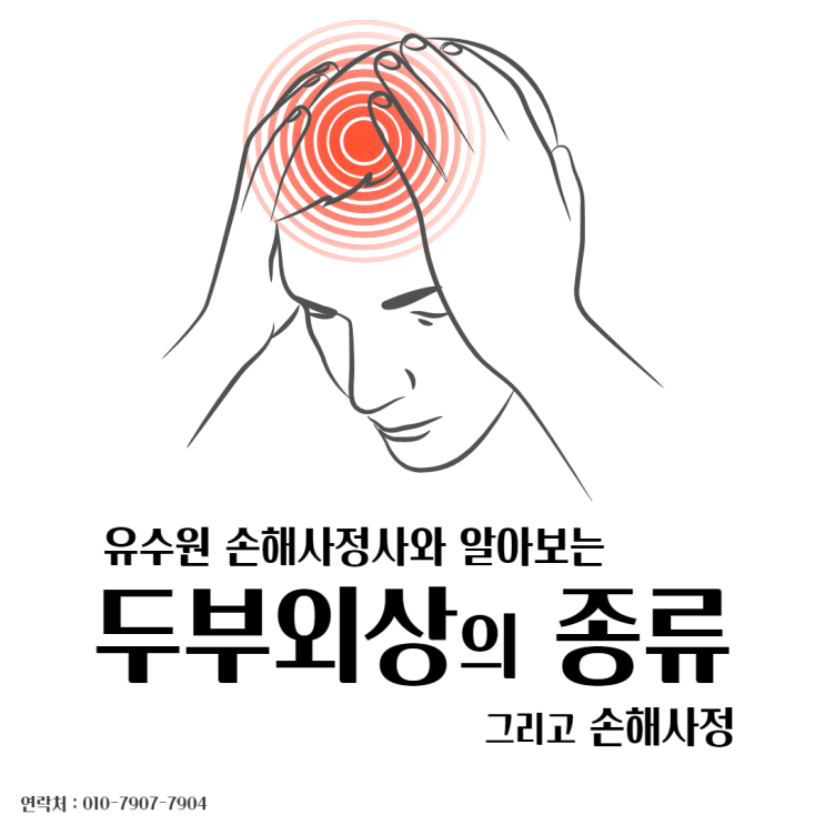 두부외상의 종류와 보험금 분쟁 및 손해사정에 대하여