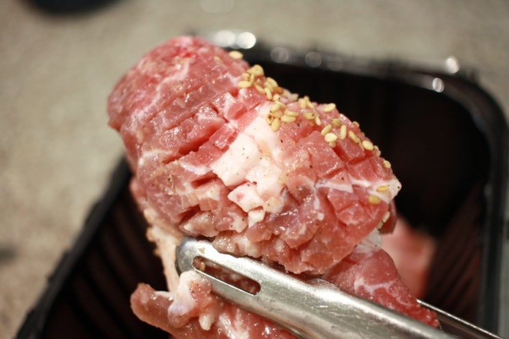 장기동밀키트 김준호의 대단한갈비 벌집목살구이 맛있는후기