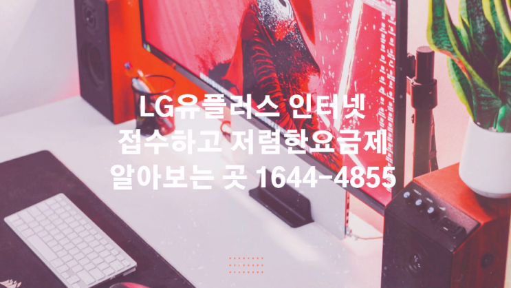  LG유플러스 인터넷 접수 설치시 좋은점 넷플릭스 오징어게임 즐기기