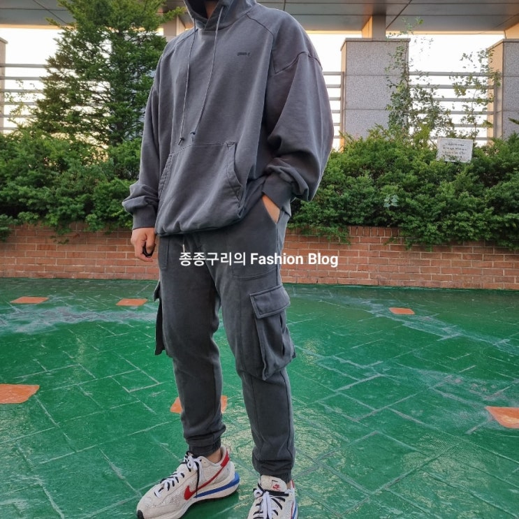 [준지] Juun.J 21FW 가먼트다잉 스웻 셋업 리뷰! 후드+조거팬츠, 스웻셋업 강력추천해드립니다