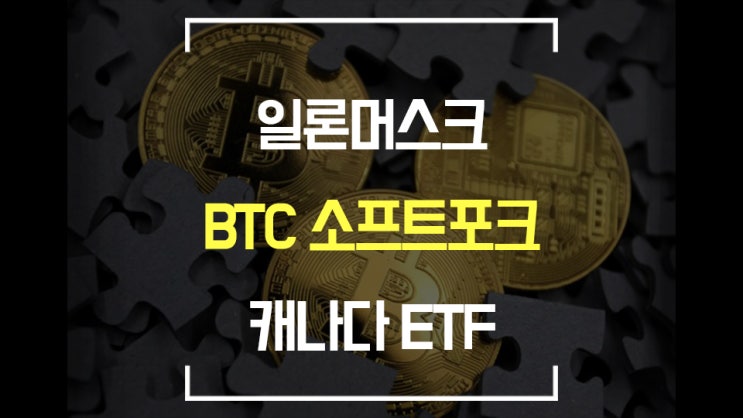 [비트코인 뉴스]  일론머스크 /  비트코인 소프트포크 / 캐나다 ETF 출시 / 해쉬 레이트 / 채굴