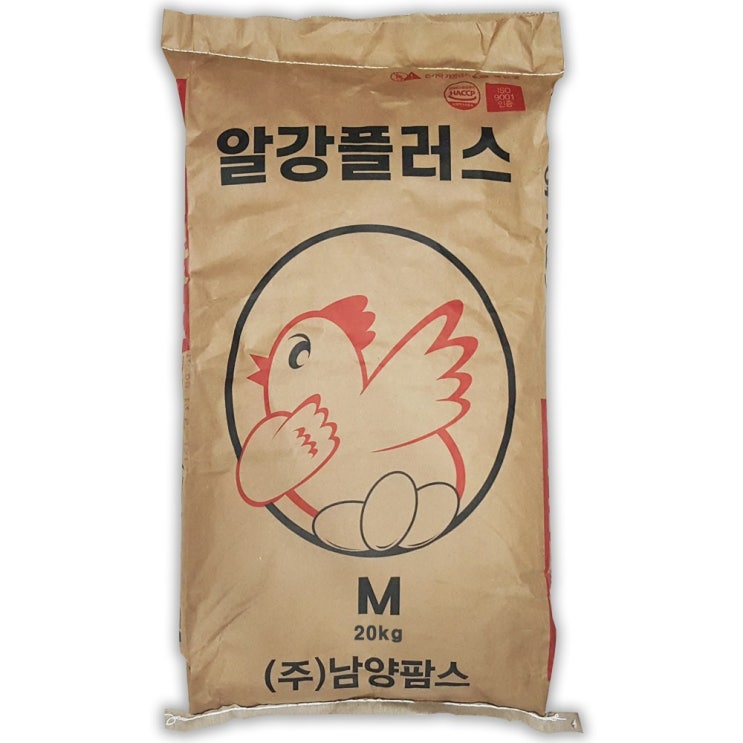 당신만 모르는 한일 알강플러스20kg 닭사료 닭모이 닭먹이 오골계 청계 산란사료, 1개, 20kg 좋아요