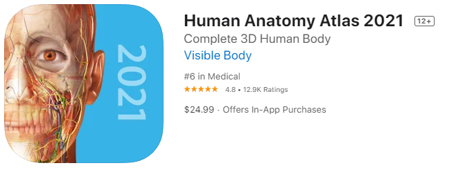  [IOS 유틸]  Human Anatomy Atlas 2021 가 한시적 할인!