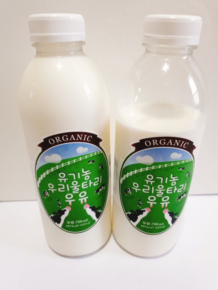  유기농 우리울타리 우유 당류 함량 낮은 고소하고 깔끔한 맛