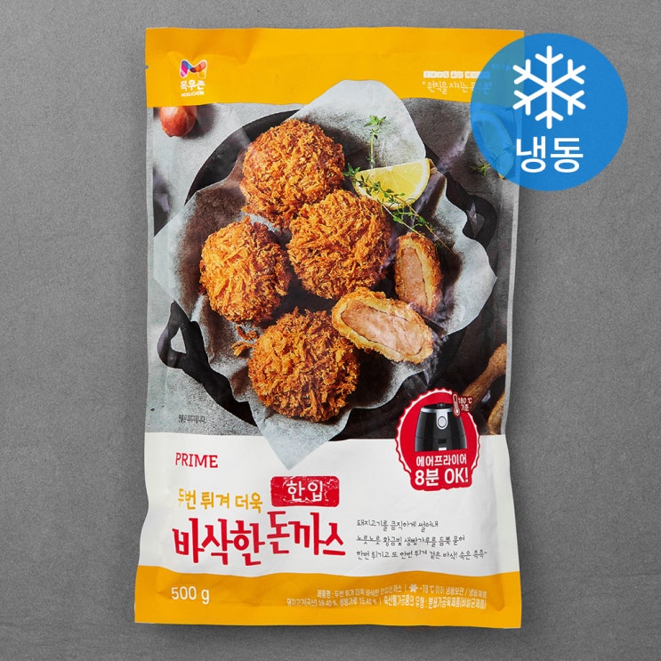 요즘 인기있는 목우촌 두번 튀겨 더욱 바삭한 한입돈까스 (냉동), 500g, 1개 ··· 요즘 인기있는 목우촌 두번 튀겨 더욱 바삭한 한입돈까스 (냉동), 500g, 1개 ···
