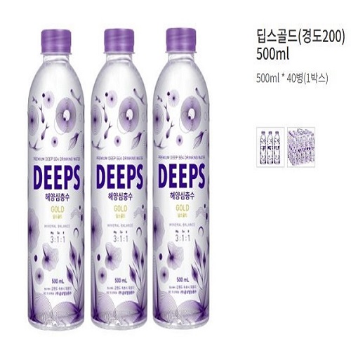 리뷰가 좋은 해양심층수 딥스 골드 500ml* 40병 속초공장직송 박스포장배송(햇빛차단 변질방지), 24개, 2L 좋아요 리뷰가 좋은 해양심층수 딥스 골드 500ml* 40병 속초공장직송 박스포장배송(햇빛차단 변질방지), 24개, 2L 좋아요
