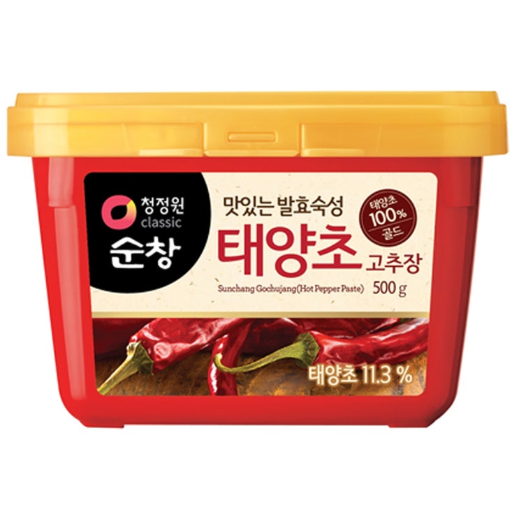 인지도 있는 청정원순창 태양초 고추장 사각, 500g, 1개 좋아요