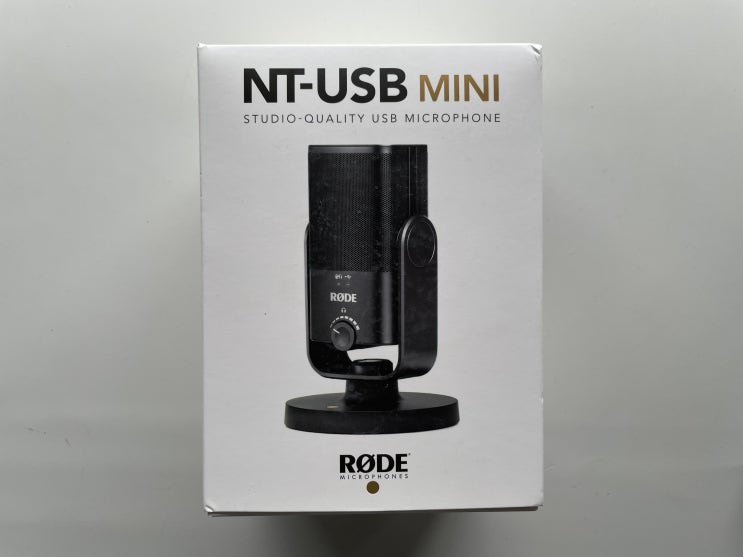 RODE NT-USB 홈레코딩 입문자를 위한 마이크 추천