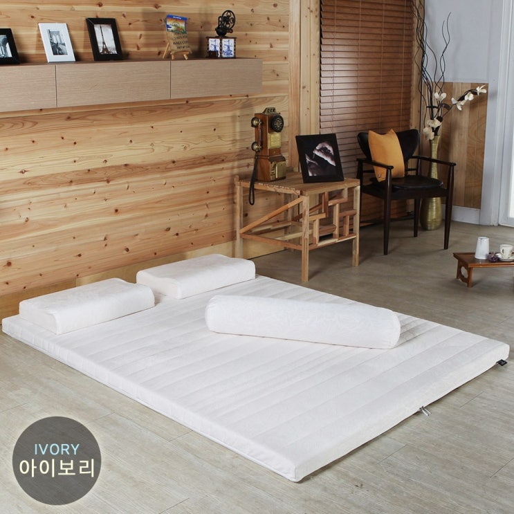  인기 급상승인 러버앳홈 천연라텍스 매트리스 5cm 슈퍼싱글(SS) - 속커버+겉커버증정, 아이보리(벨로아) 좋아요