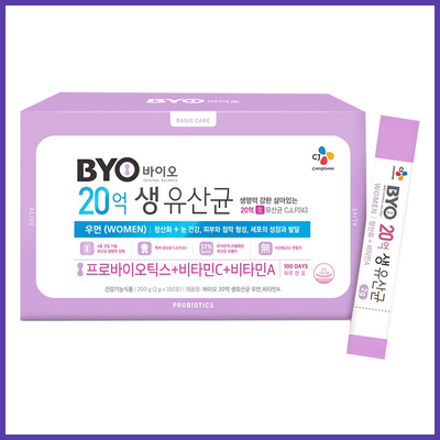 BYO 20억 생유산균 우먼 비타민A 꿀팁 