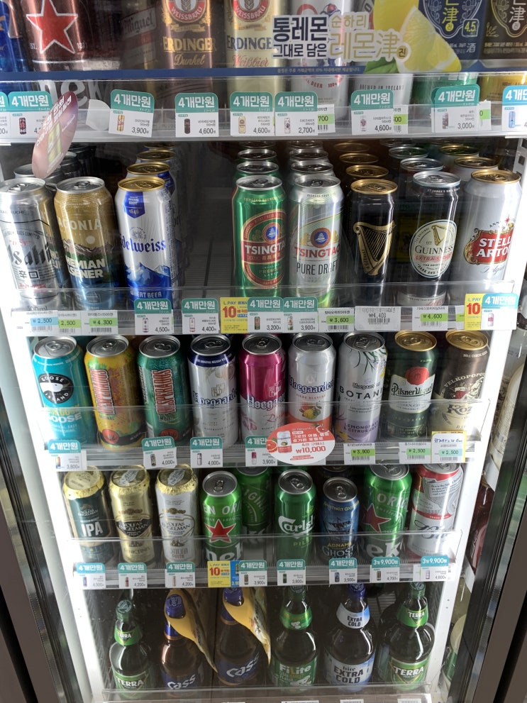  안암 참살이길 세븐일레븐 고대제일점 세계맥주 라인업