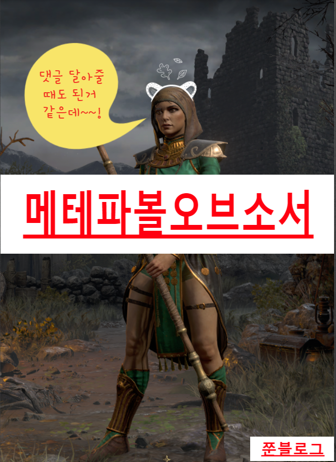  디아블로 2 레저렉션 소서리스//메테파볼오브소서(스탯&스킬 기본)