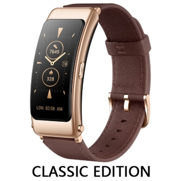 가성비갑 Wearable Devices 스마트 웨어러블 기기 원래 화웨이 TalkBand B6 토크 밴드 B6 너비 블루투스 스마트 팔찌 스포츠 팔찌 터치 AMOLED 화면, 모카