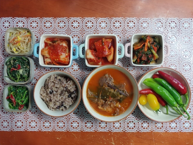  강동식품 닭개장, 육개장 택배로 맛있는 한 끼 먹었어요
