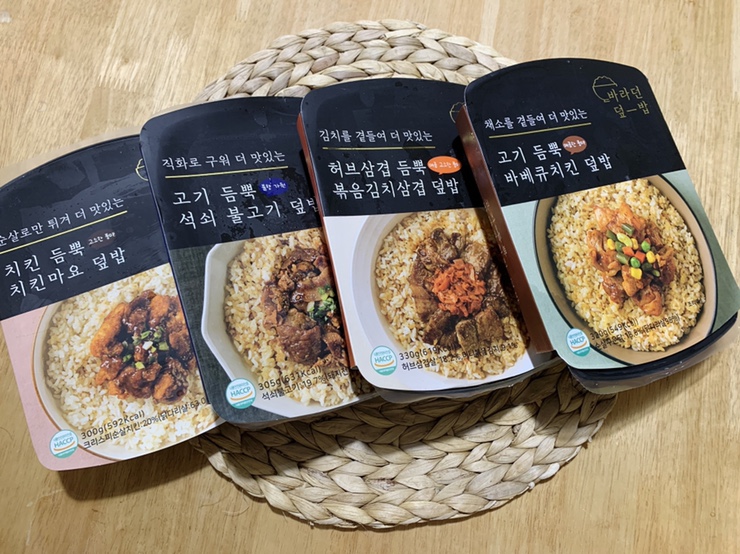  바라던 덮밥, 냉동도시락 간편조리