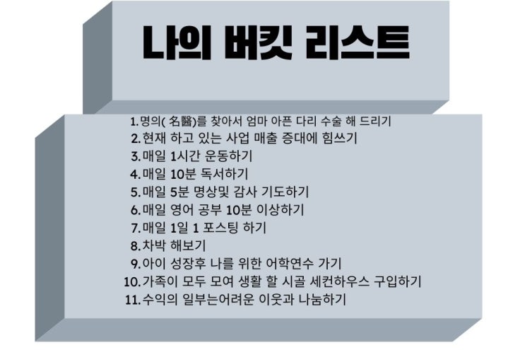  켈리최 웰씽킹 서포터즈 1기 아홉 번째 미션  나의 꿈 꾸미기