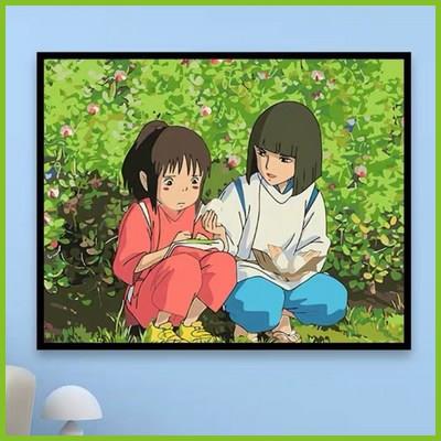  피포페인팅 diy 센과치히로의 행방불명 그림 캔버스 유화그리기 후기 