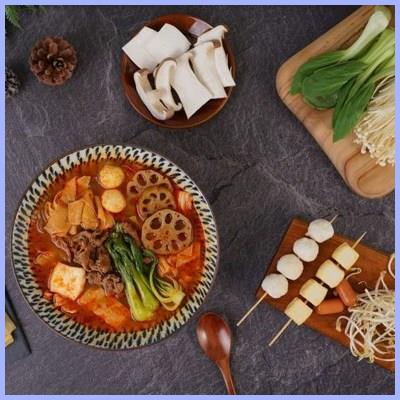  집에서즐기는 마라탕 밀키트 2인분 13가지 재료 마라샤브 만들기 하이디라오 쿠킹박스 캠핑 추천 