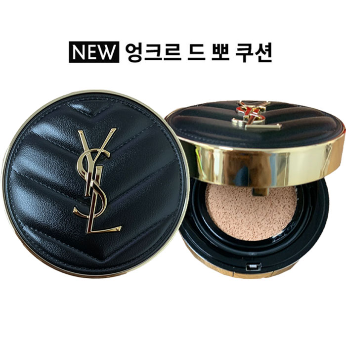  잘팔리는 입생로랑 르 쿠션 엉크르 드 뽀 루미너스 메트 쿠션 파운데이션-NEW, 1개, 20호 좋아요