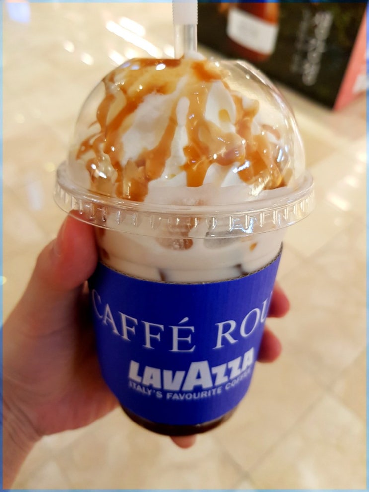  노원 롯데백화점 라바짜커피 매장 후기