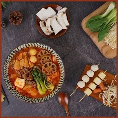  집에서즐기는 마라탕 밀키트 2인분 13가지 재료 마라샤브 만들기 하이디라오 쿠킹박스 캠핑 놓치면 후회 