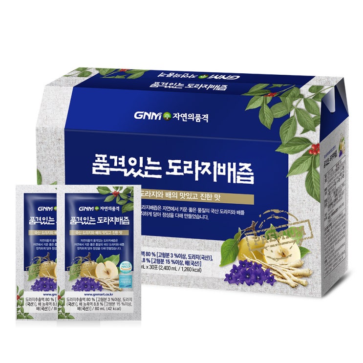 구매평 좋은 GNM자연의품격 품격있는 도라지배즙, 80ml, 150포 추천합니다