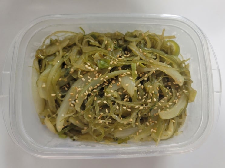  미역줄기볶음 만드는법 :: 맛있는 밑반찬 미역줄거리볶음 만들기